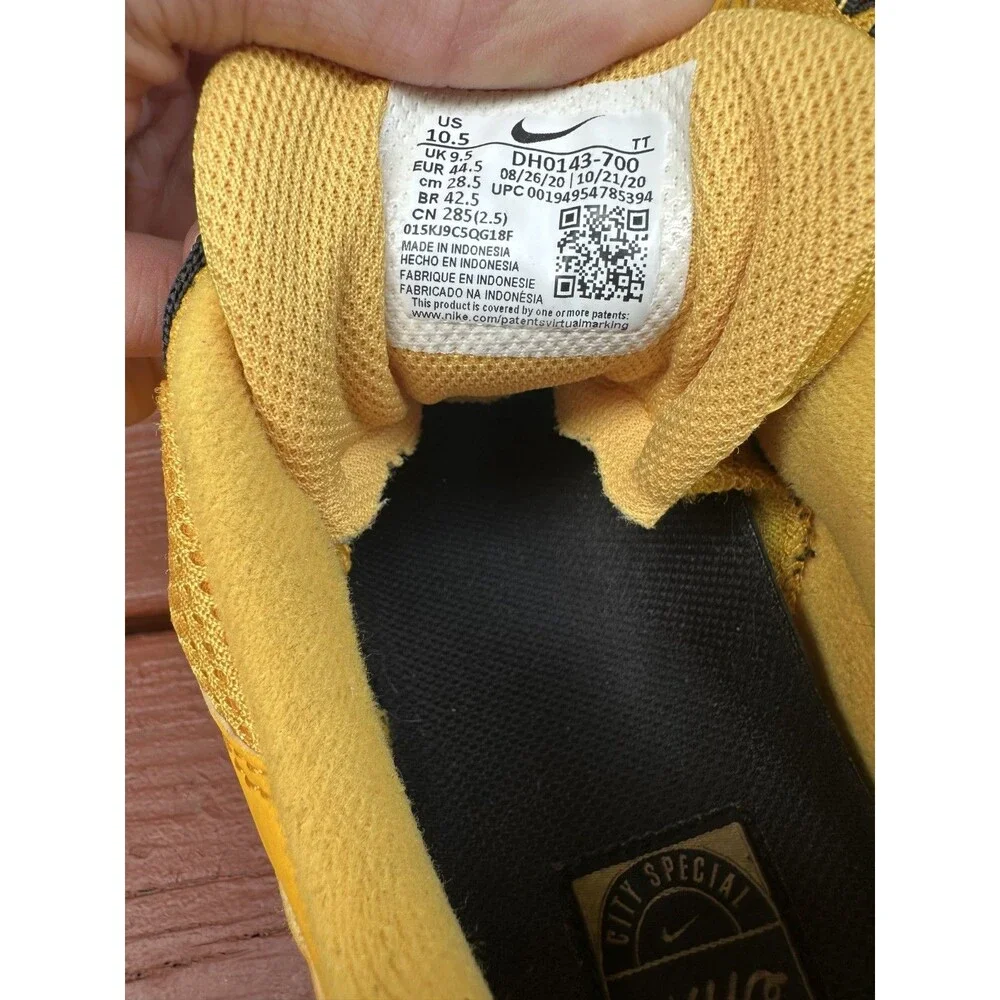 Nike Air Max 95 City Special Yellow Taxi Mens Size 10.5 Sneakers USED FLAWS